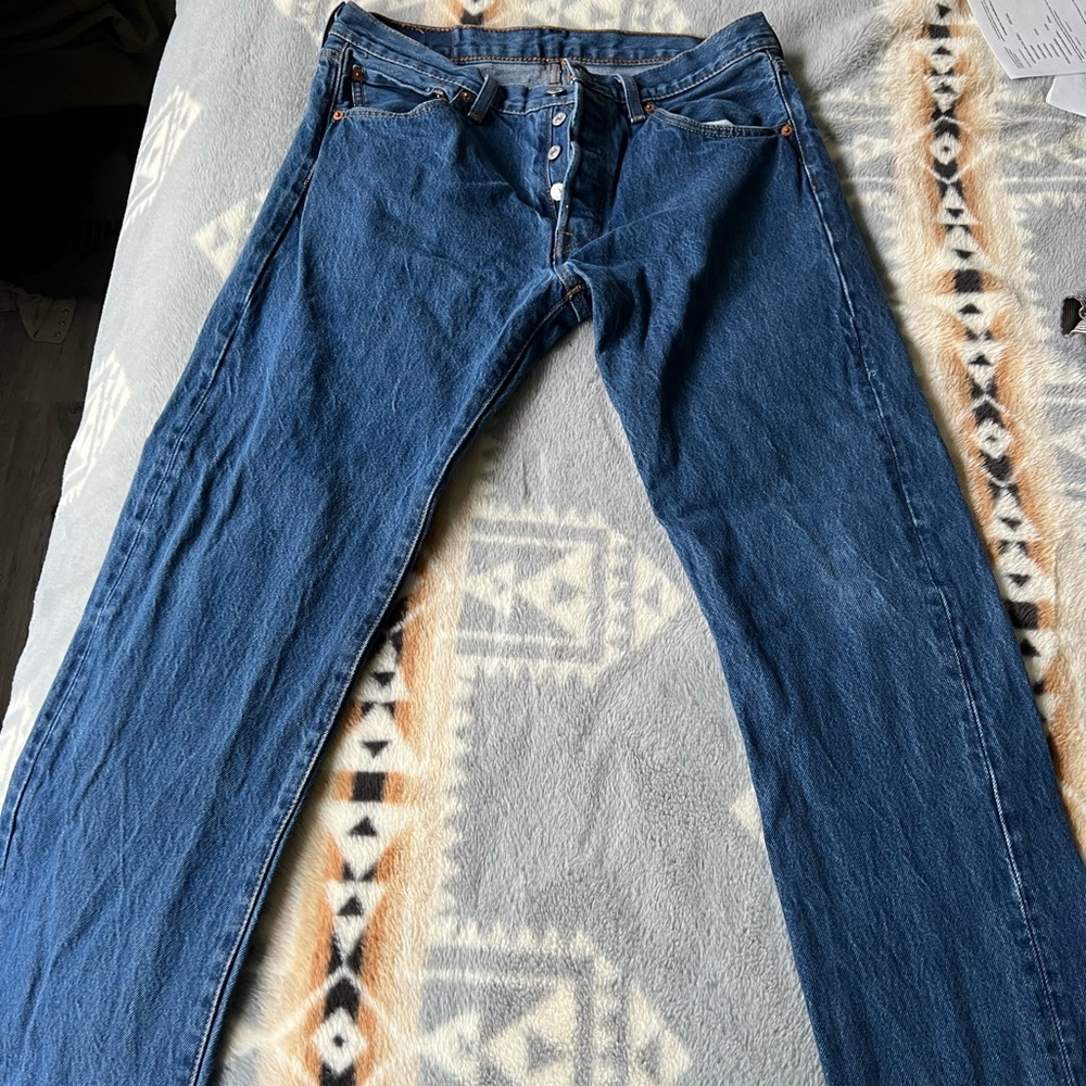 Levi's Men's Straight Blue Jeans